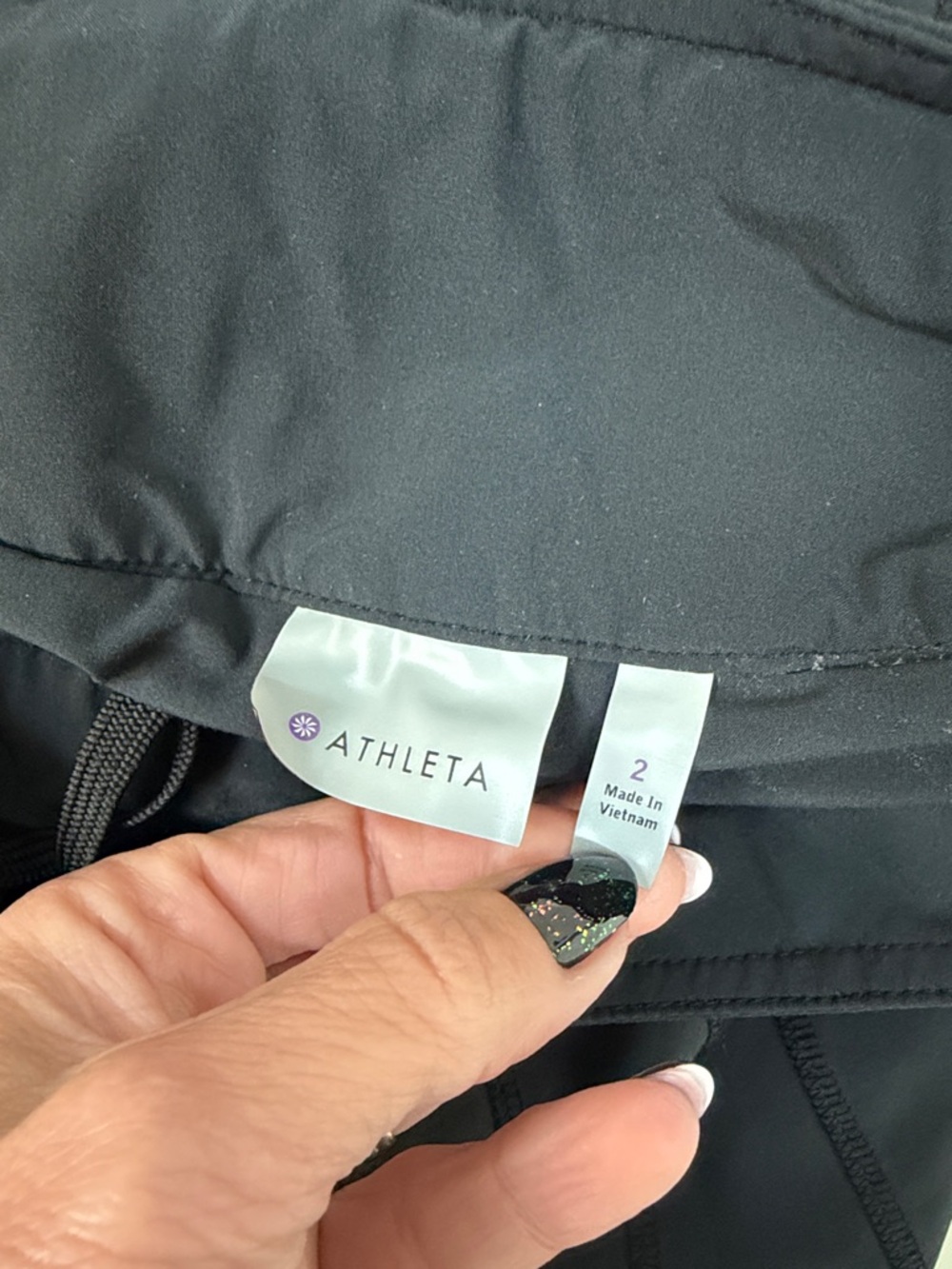 Athleta Wear About Skirt Skort Black Pleated Sz 2! - Picture 8 of 9